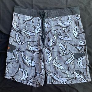 OHO Old Harbor Outfitters black Samoa shorts size 36 NWT